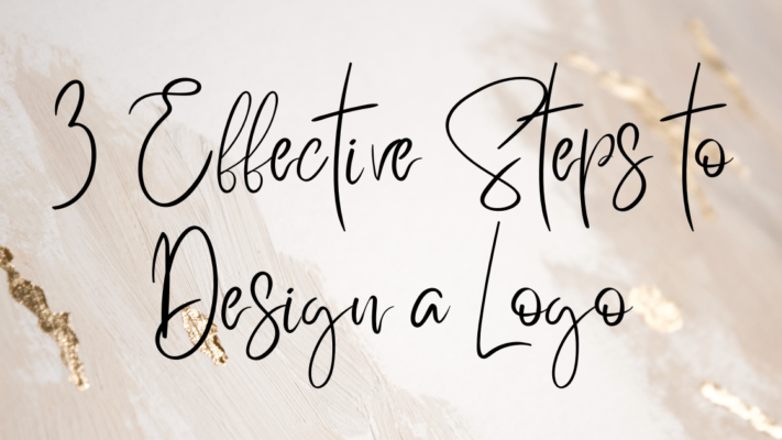 3 Effective Steps to Design a Logo